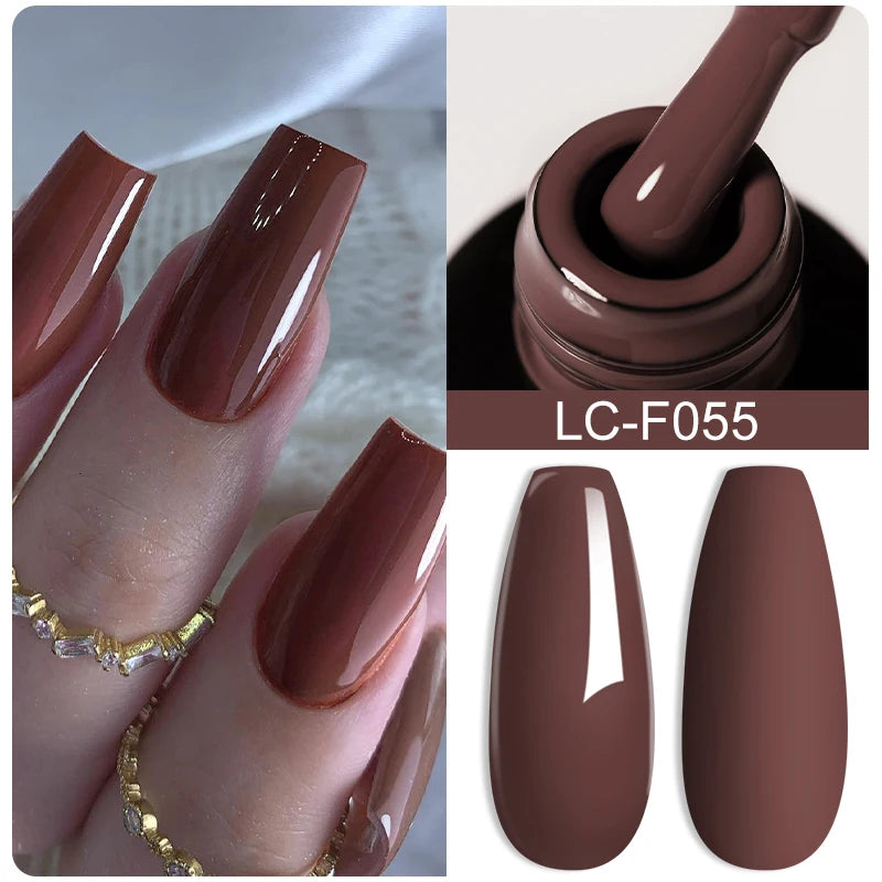 LILYCUTE Thermal Nail Gel Polish 3 Layers Temperature Shiny Color Changing Series Semi Permanent Soak Off UV Nail Gels Polish