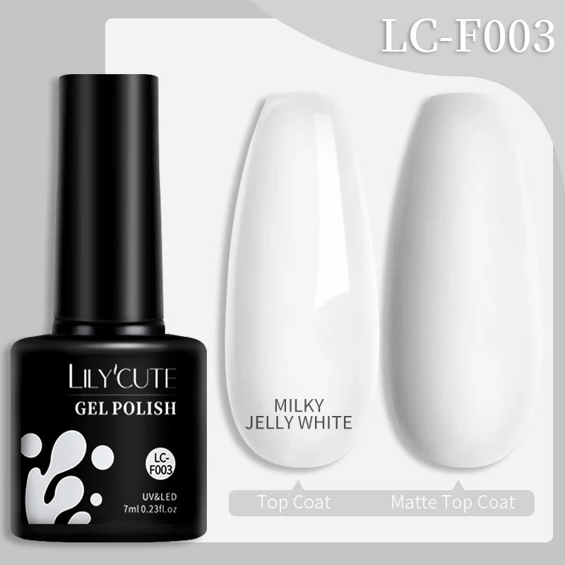 LILYCUTE Fluorescent Nail Gel Polish Orange Red Neon Bright Color Summer Series Soak Off For Manicure Nail Art UV Gel Varnish