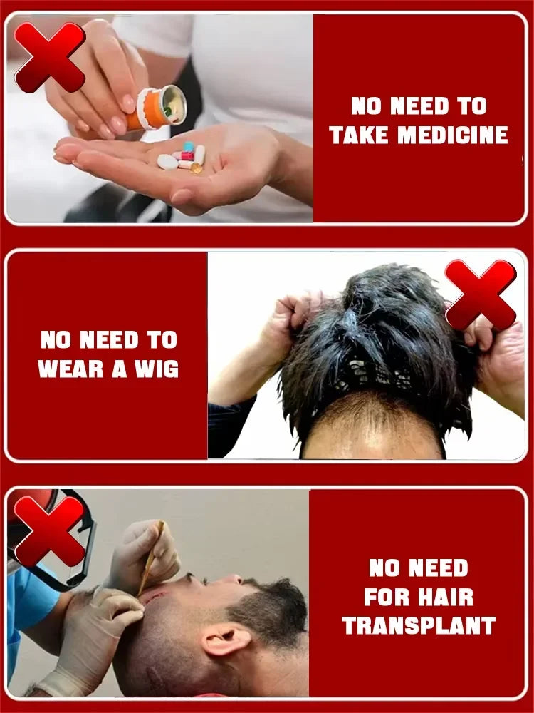 No longer worry about baldness, you will grow thick hair by using this product