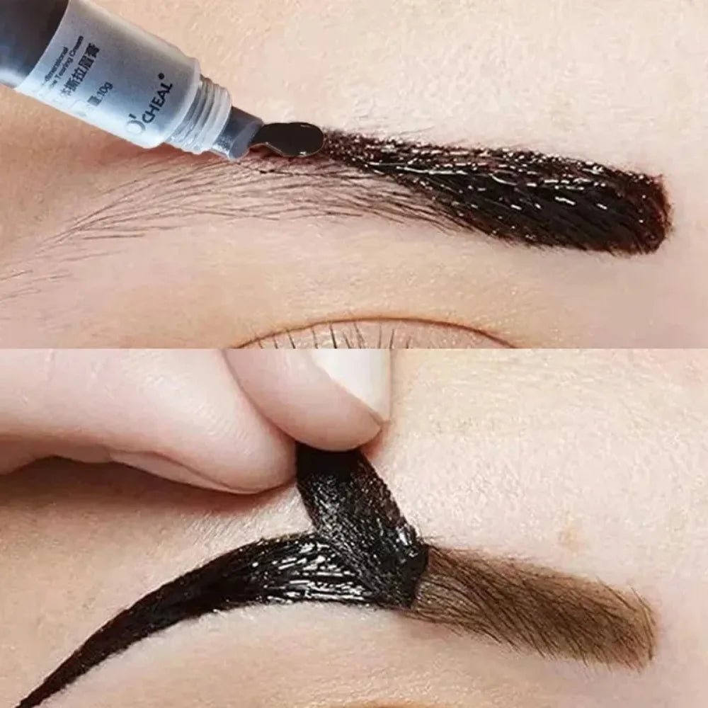 Professional Eyebrow Gel – Waterproof, Sweatproof, Long-Lasting Peel-Off Tint for Natural, Defined Brows