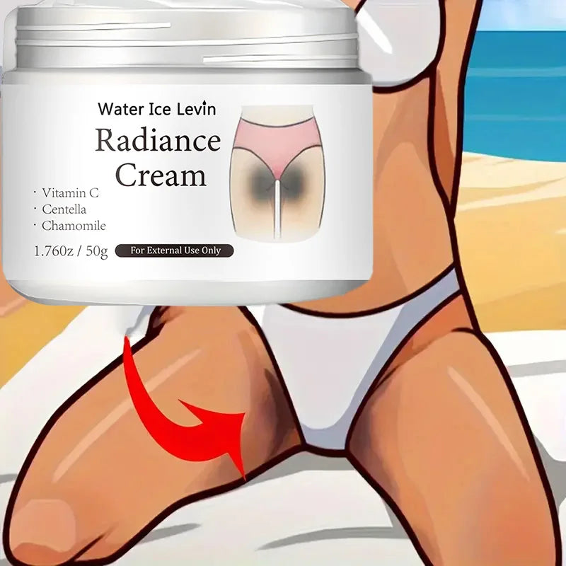 50g Glossy Cream - Contains Vitamin C, Private Parts, Armpits, Joints, Improves Melanin Appearance, Illuminates the Skin Inside the Buttocks and Thighs