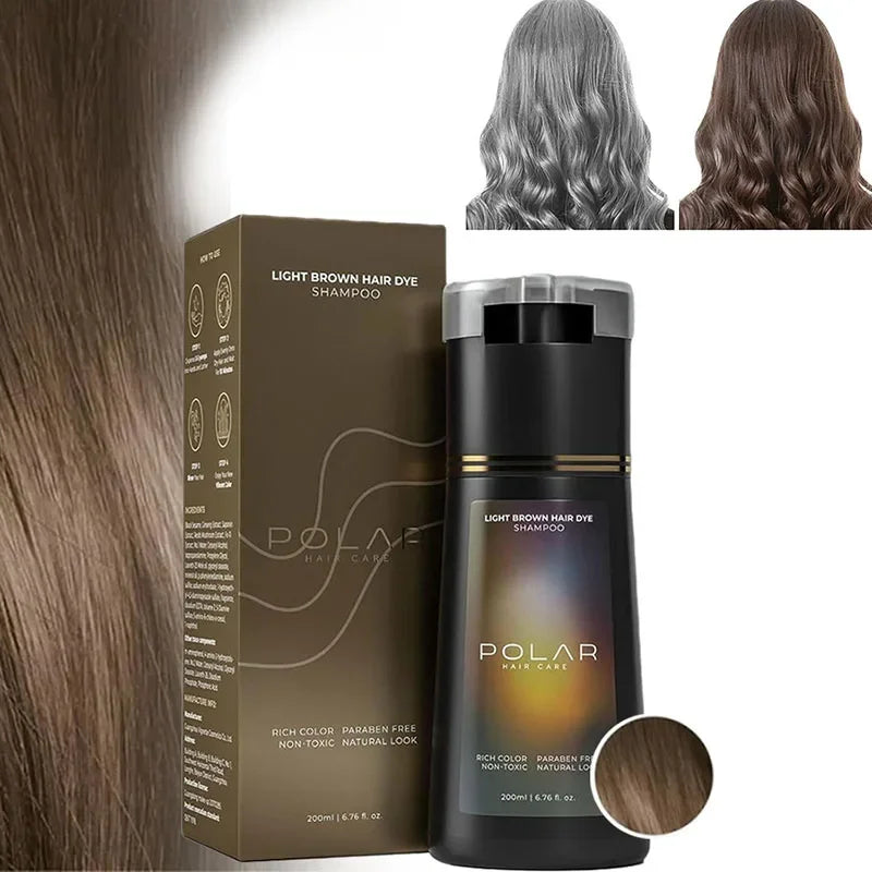 3-in-1 Hair Dye Shampoo Quick Color Shampoo White Hair Quick Blackening Shampoo Oil Control Fluffy Shampoo Product Nourish Hair