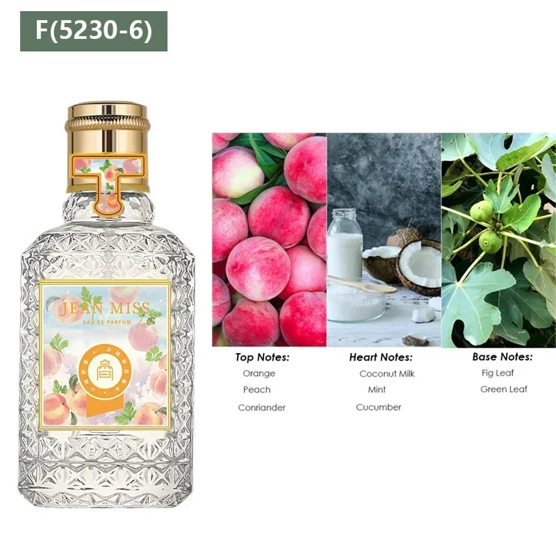 50ml Sweet Floral Fruity Notes Eau De Parfum Long Lasting Women's Perfume Fresh Light Scent Fragrances Body Spray Balminess Gift