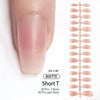 30Pcs Matte Nude Fake Nail Fashion Press on Quick Extension Wearable False Nails Simple Full Cover Nail Tips Manicure Nail Art