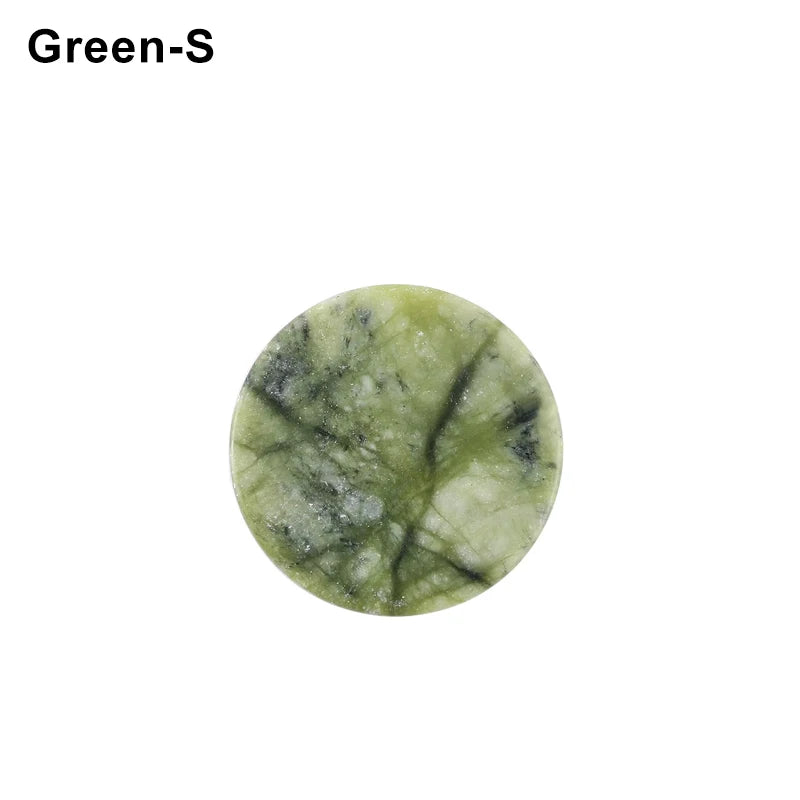 Glue Pallet Eyelashes Extensions Pink Green Jade Stone Reusable False Eye Lashes Adhesive Pallet Pad Holder Makeup Accessories
