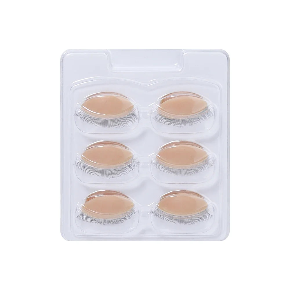 wholesale Mini Lash Flat Model Head Practice Eyelash Extension Training Head With Removable Replacement Eyelids Mannequin Head