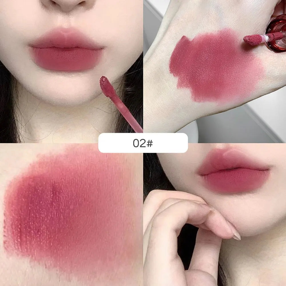 Artistic Soft Mist Mousse Lip Glaze – Velvet Matte Lipstick, Long-Lasting, Non-Sticky Cosmetic Lip Makeup