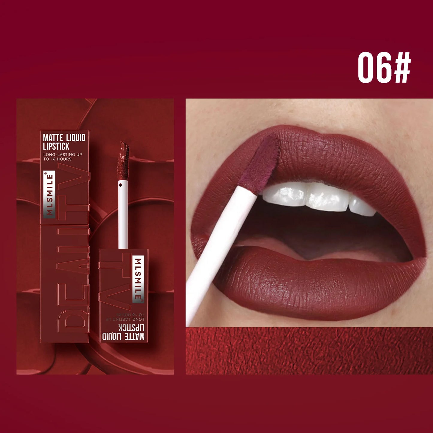 Matte Ink Liquid Lipstick – Long-Lasting Velvet Nude Lip Tint, Waterproof, Moisturizing Lip Makeup