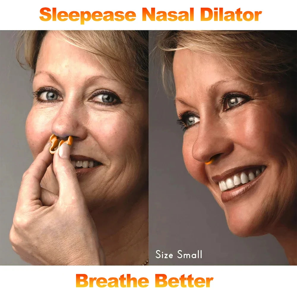 1~2Pcs Silicone Nose Clip Anti Snoring Nasal Dilator Stop Snore Aid Easy Breathe Improve Sleeping Rhinitis