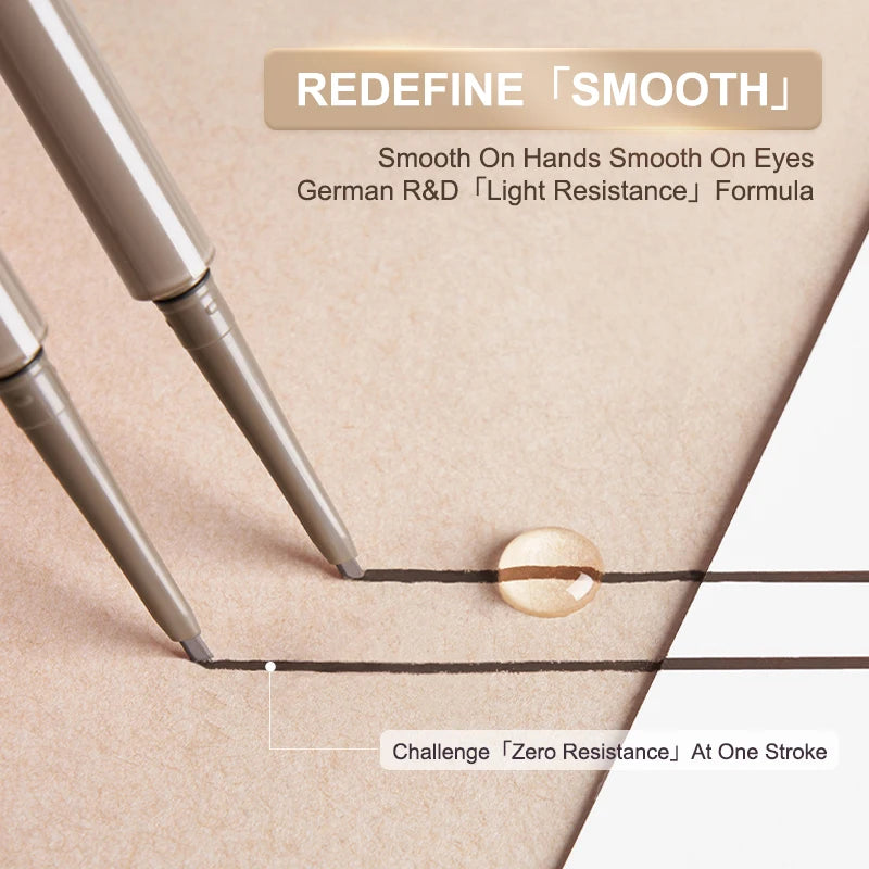 Judydoll Knife-Cut Gel Eyeliner Pencil – Precise Triangle Detailing, Smooth & Beginner-Friendly