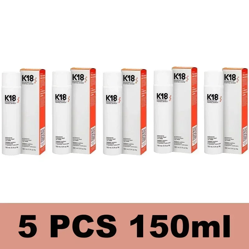 150ml K18 Original Leave-in Hair Mask Molecular Repairs Dry Damaged Hair 5 Seconds Repairing Smoothing Nourish Hair Care