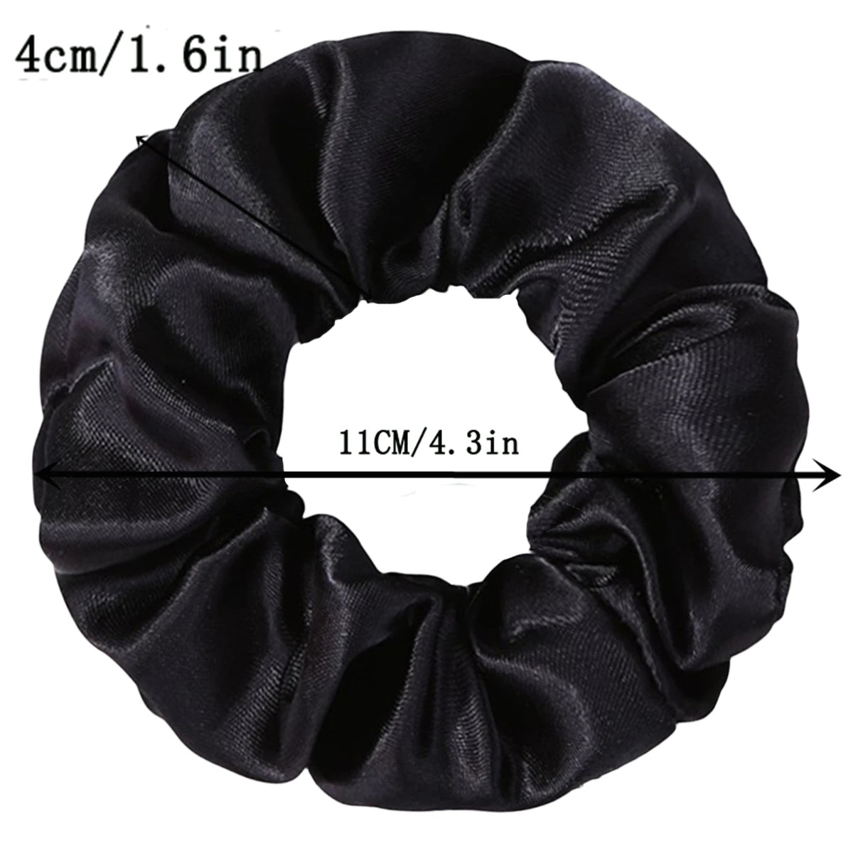 3pc Mori Scrunchie Hair Accessories Women's Premium Hair Cord Headflower French Headwear With Ponytail Headband