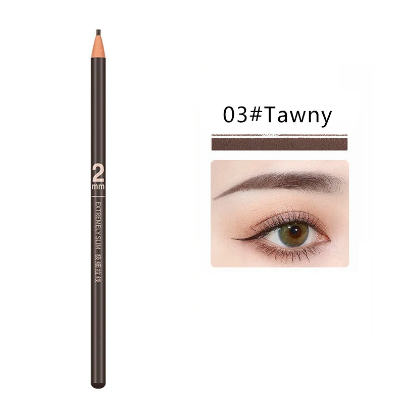 1PC Waterproof Eyebrow Pencil – 6 Shades, Long-Lasting Tint for Natural, Smudge-Proof Brow Makeup