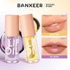 BANXEER Lip Oil Lip Gloss Moisturizing Fruit Flavoured Plumper Non-Sticky Long Lasting Repairing Primer Lip Balm Care Cosmetics