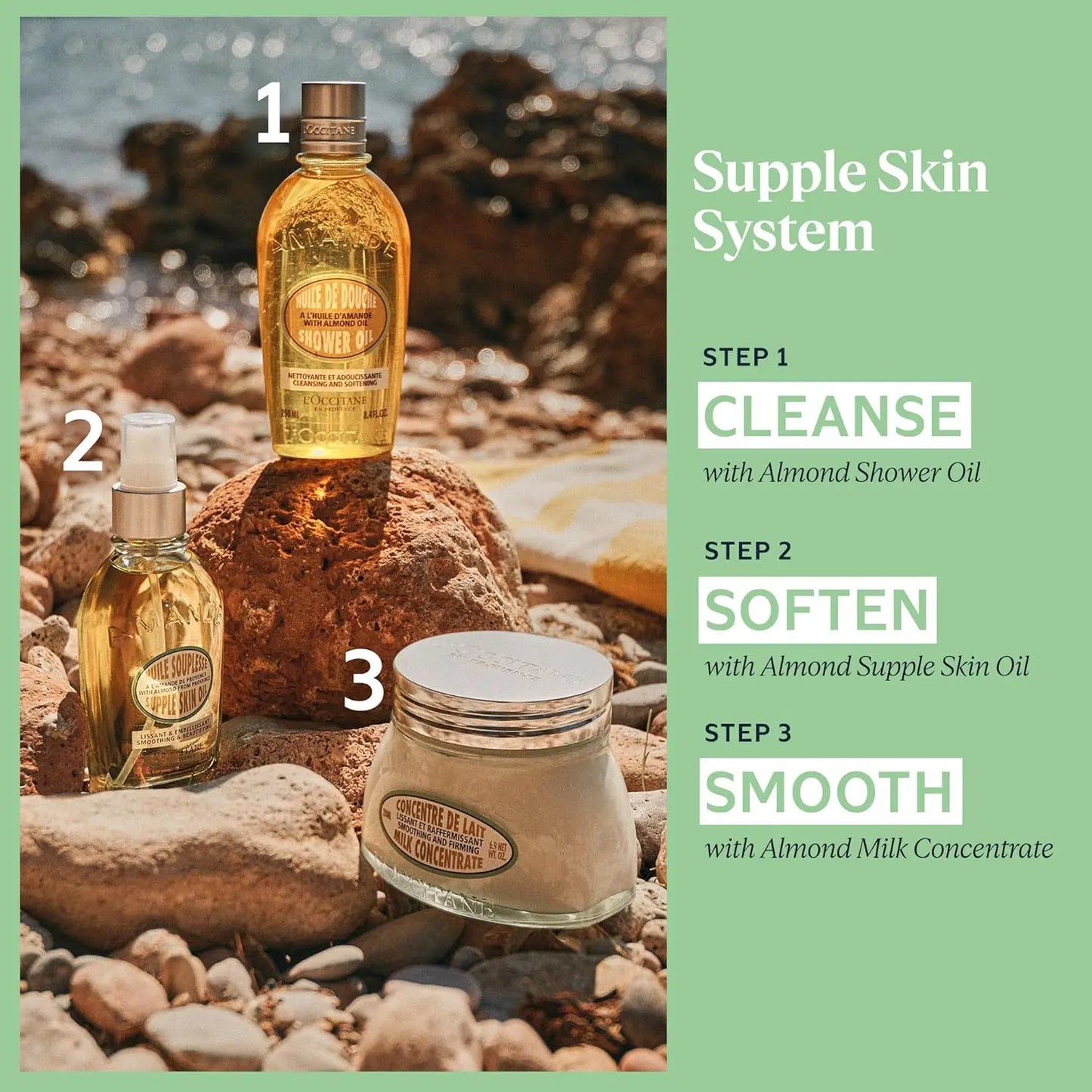 L'Occitane Almond Shower Oil: Cleanses, Softens, Milky Lather, Nourishing & Non-Drying