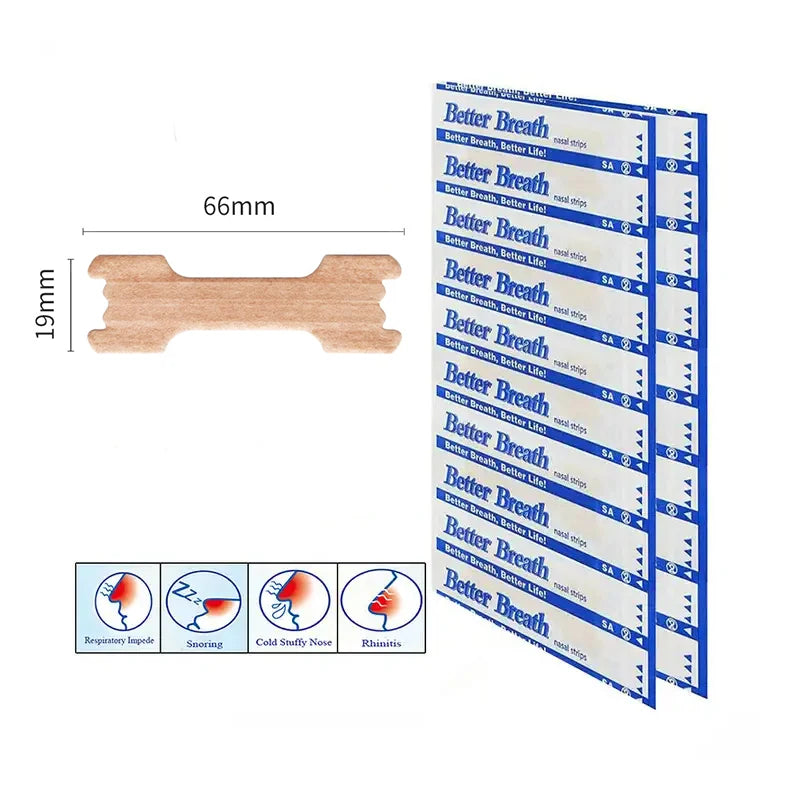 Ventilation Breath Nasal Strips Right Aid Stop Snoring Nose Patch Good Sleeping Patch Physical Expansion Breathable Pads
