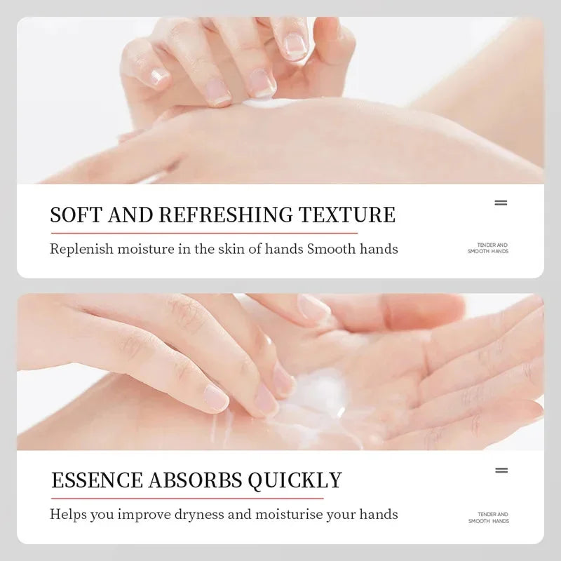 Whitening Hand Cream Niacinamide Arbutin Moisturizing Nourishing Exfoliating Calluses Anti-Chap Drying Crack Repair Body Care