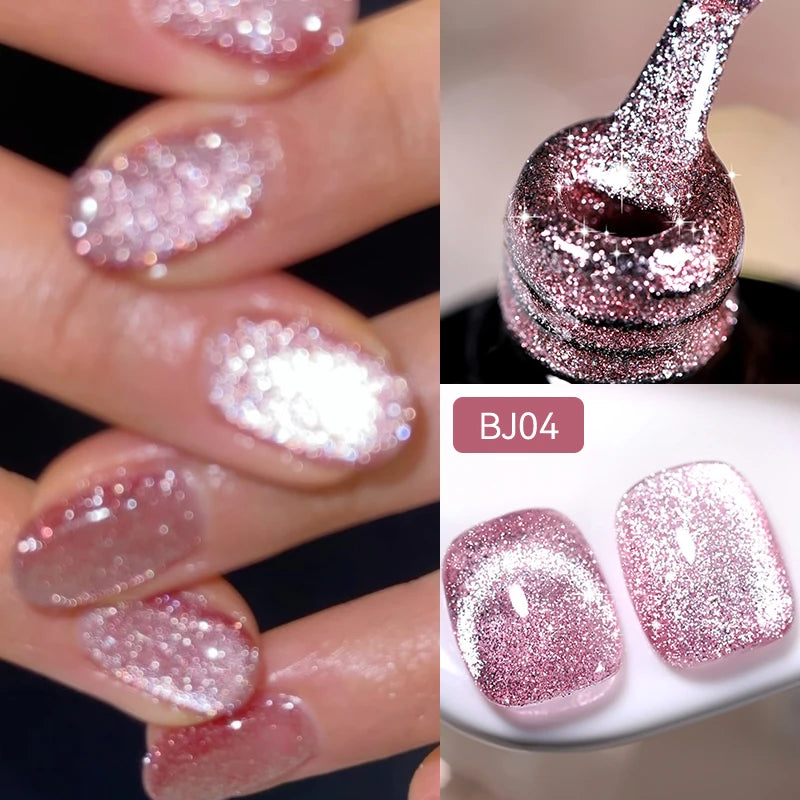 LILYCUTE Thermal Nail Gel Polish 3 Layers Temperature Shiny Color Changing Series Semi Permanent Soak Off UV Nail Gels Polish