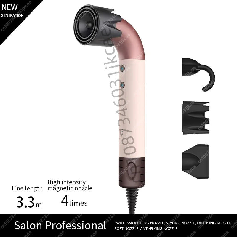 200 Million Anion Blow Dryer Professinal Leafless Hair Dryer Negative Lon Hair Care Quick Home Powerful Hairdryer Constant HD18