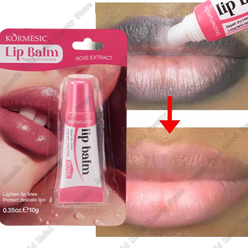 Remove Dark Lip Balm Fast Lightening Pink Lip Exfoliating Fade Lip Line Dead Skin Moisturizer Korean Care Products Beauty Health