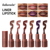 Matte Liner Lipstick Pen Gradient Lip Liner Red Brown Lipsticks Pencil Lasting Waterproof Lip Stick Sexy Women Lip Cosmetics