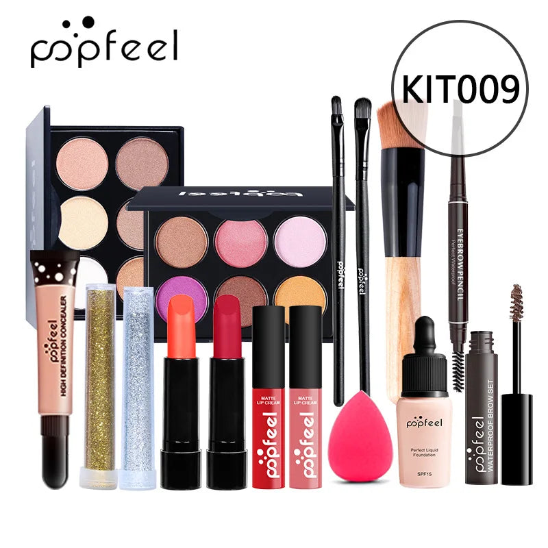 Makeup Set Foundation Eyeshadow Makeup Brush Student Newcomer Full Makeup Gift Box Makeup Set 27 Pieces Christmas Birthday Gift