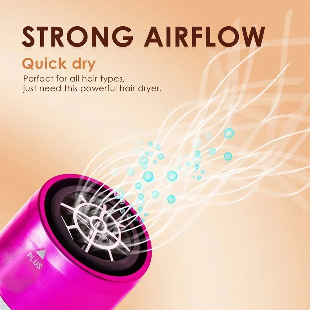 5 in 1 Multifunctional hair dryer Straightener Curling iron Curling iron with brush Hot air comb Styling set