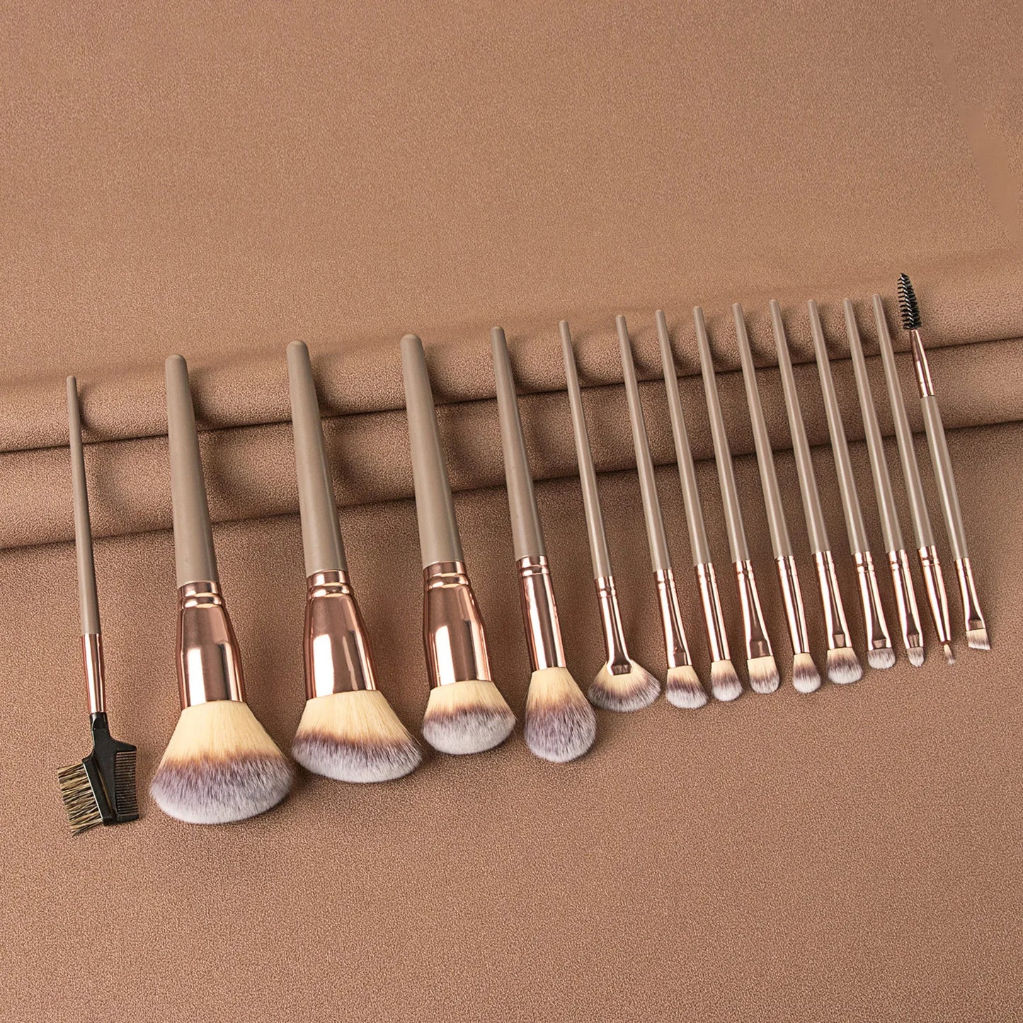 15 PCS Makeup Brushes Set Eye Shadow Foundation Women Cosmetic Brush Eyeshadow Blush Beauty Soft Make Up Tools