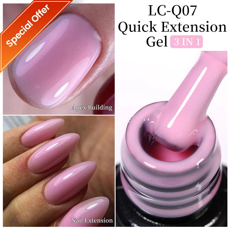 LILYCUTE Thermal Nail Gel Polish 3 Layers Temperature Shiny Color Changing Series Semi Permanent Soak Off UV Nail Gels Polish