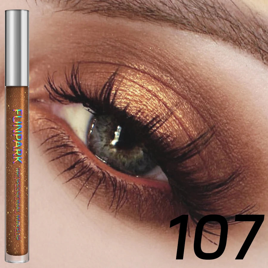 Colorful Liquid Eyeshadow Pink Green Black Diamond Shiny Eye Liner Pen Giltter Eyeshadow Palette Makeup Long Lasting Shimmer