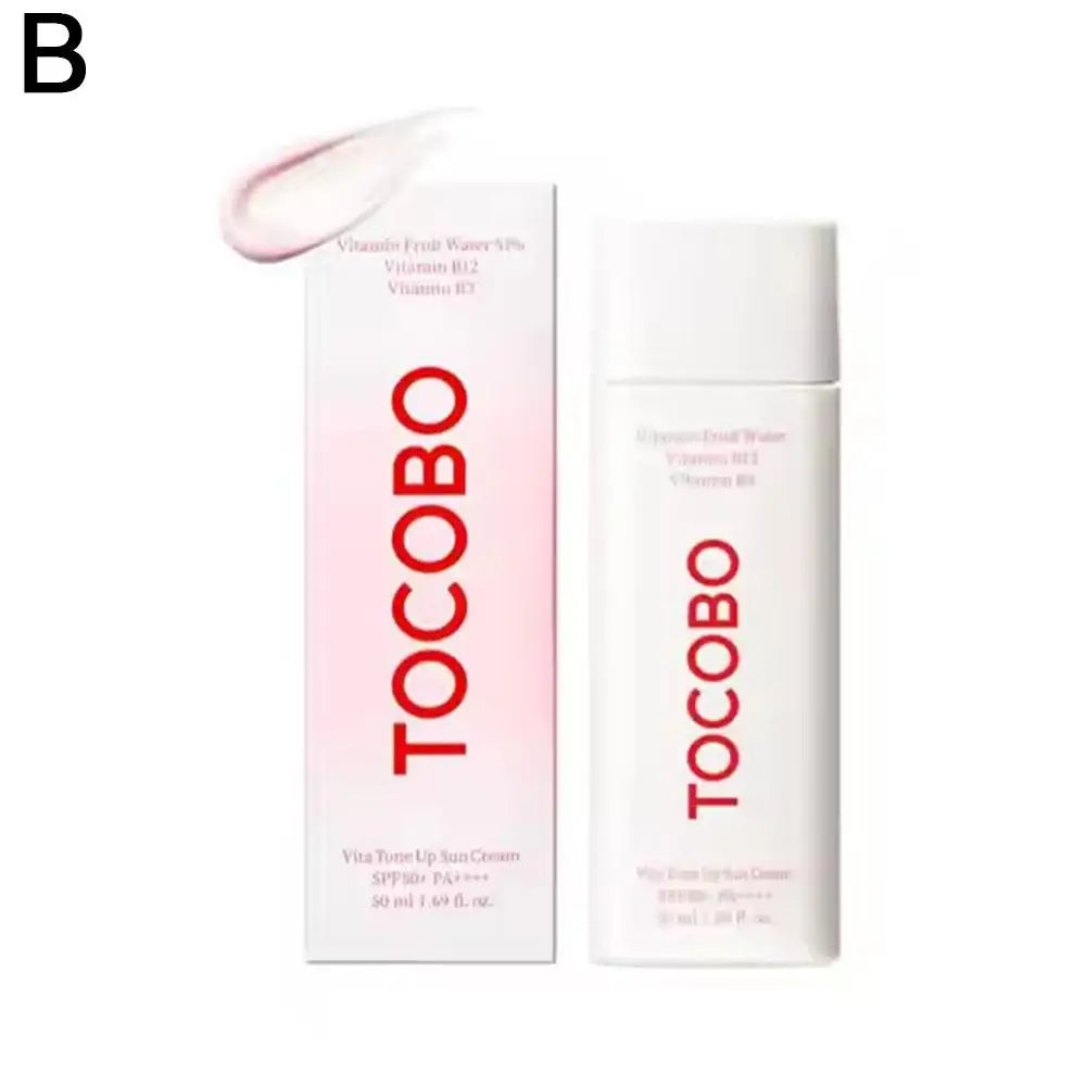 Tocobo SPF50+ Sunscreen Natural Cotton Sunblock Moisturizing Strong UV Violet Non-greasy Sun Protection Refreshing Skin Care