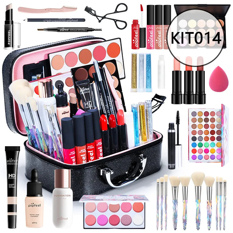 Makeup Set Foundation Eyeshadow Makeup Brush Student Newcomer Full Makeup Gift Box Makeup Set 27 Pieces Christmas Birthday Gift