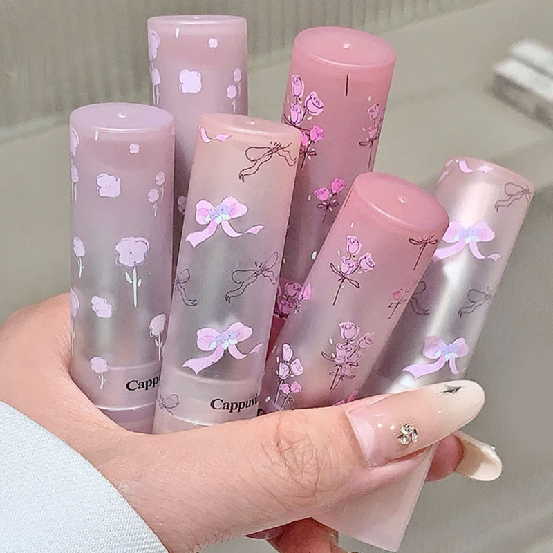 Flowery Dish Language Lip Gloss – Mirror Lip Glaze, Water-Light, Long-Lasting Moisturizing Lip Makeup