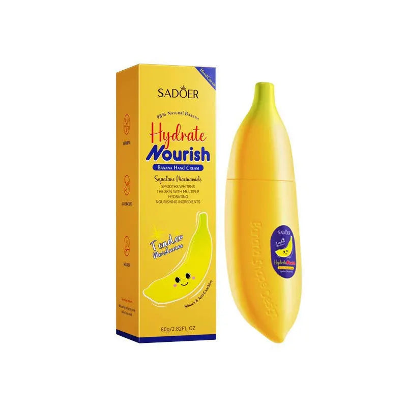 Banana Squalane Anti-wrinkle Hand Cream Skin Soften Nourish Whitening Moisturizing Korean SkinCare Cracked Repair Product