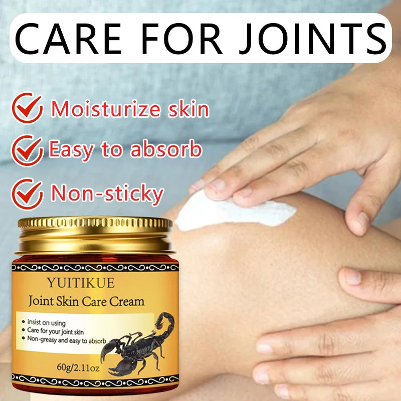 Joint Skin Care Cream, use consistently · protects your joint skin, non-greasy and easily absorbed, deeply moisturizing