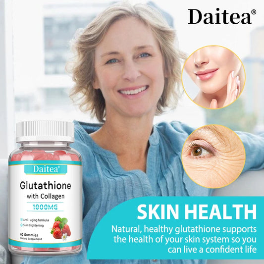 Glutathione with Collagen Capsules Vitamin C Skin Brightening Skin Care Beauty Health Deeply Nourishes The Skin
