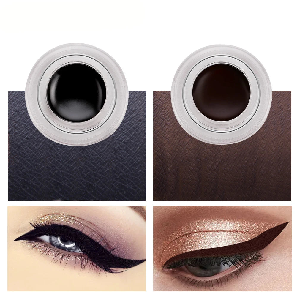 Miss Rose Black Eye liner Pen Makeup Gel Eye Shadow Eyeliner Kajal Eye Shimmer Cosmetics