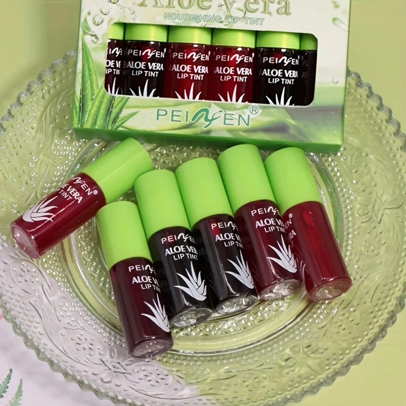 6 colors Moisturizing Glitter Lip Glaze - Alluring Pink Lip Gloss Liquid Lipstick for Girls Gifts