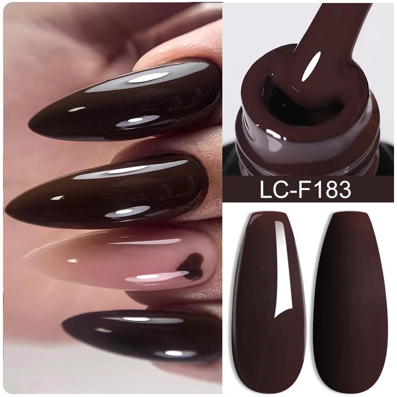 LILYCUTE Thermal Nail Gel Polish 3 Layers Temperature Shiny Color Changing Series Semi Permanent Soak Off UV Nail Gels Polish