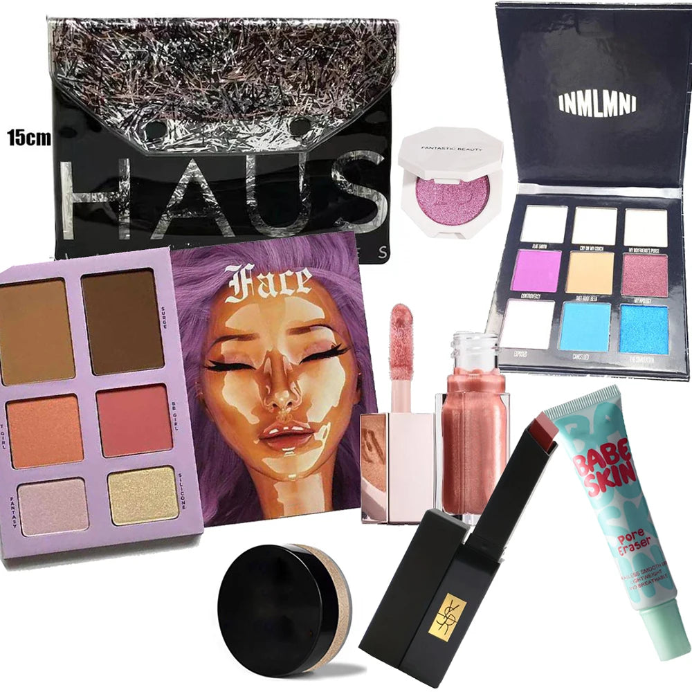 Brand MakeUp Sets Lucky Surprise Bag vegan Make up Cosmetics Kit Eyeshadow LipStick Eyebrow Eyeliner highlighter Sent Randomly