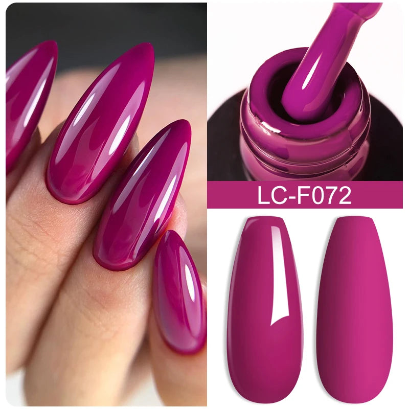 LILYCUTE Thermal Nail Gel Polish 3 Layers Temperature Shiny Color Changing Series Semi Permanent Soak Off UV Nail Gels Polish