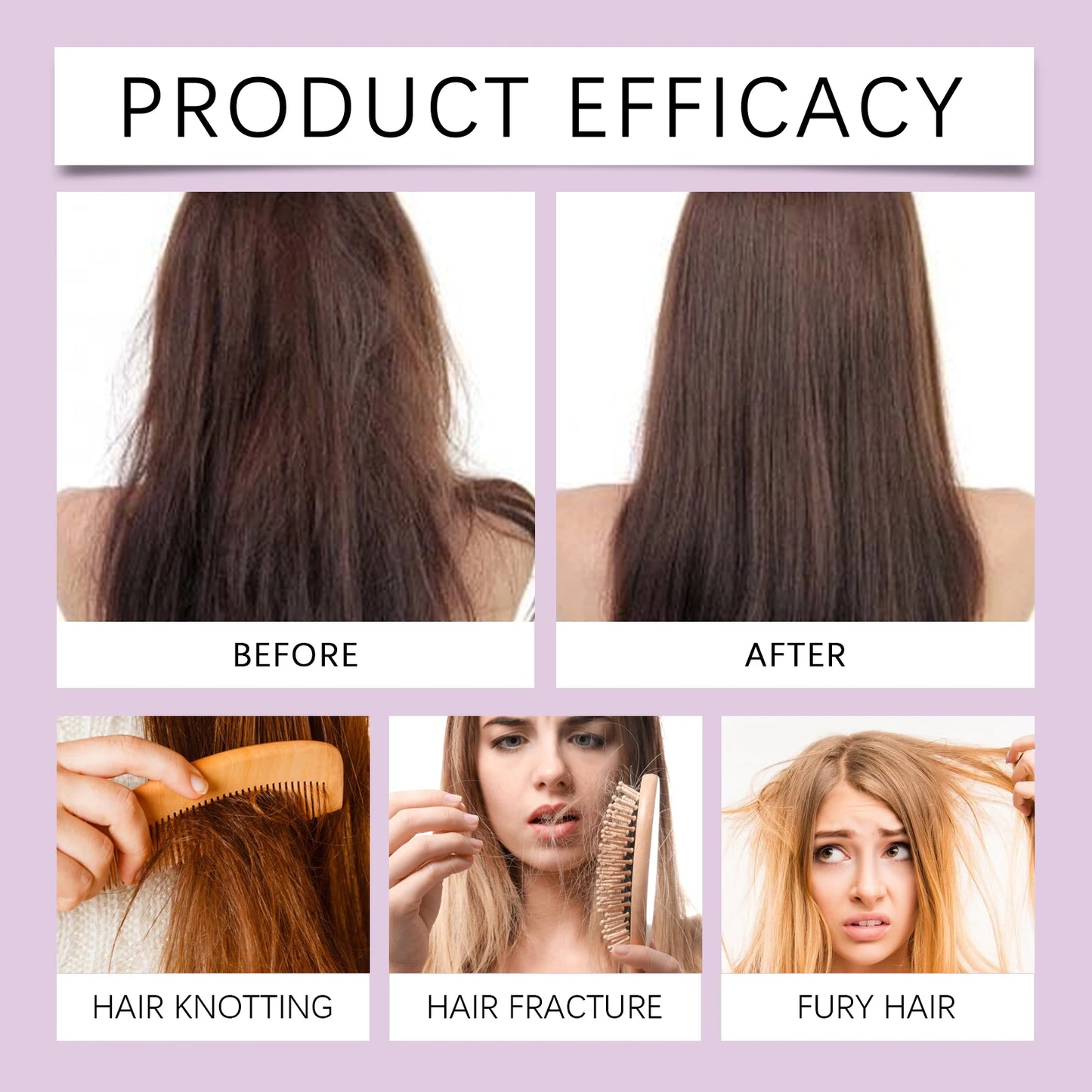 Magical Purple Hair Mask Lock Color Purple Hair Mask Cover Gray Hair Fade Yellow Suitable For Dye Care Products 120g