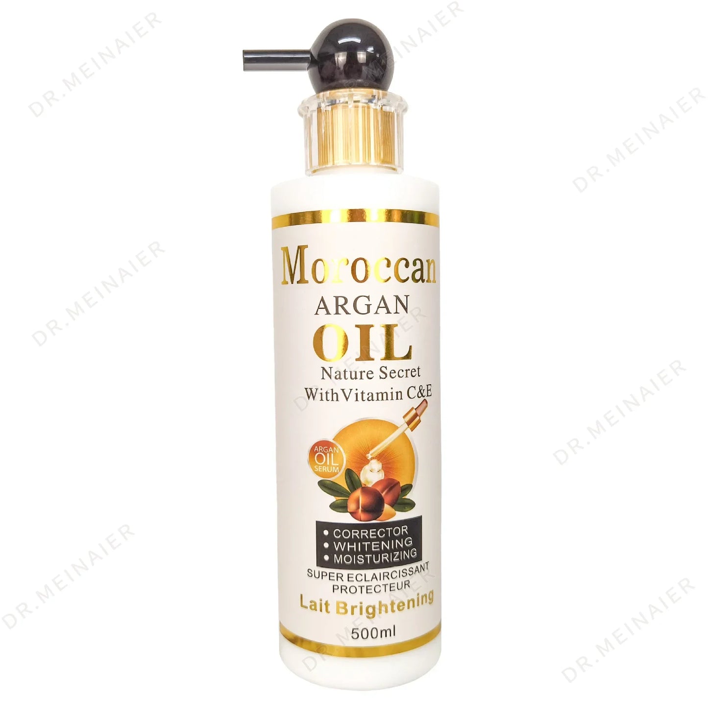 500ml Argan Whitening Body Lotion Moisturizing Refreshing and Not Greasy Body Cream Kojic Acid and Carrot Body Lotion