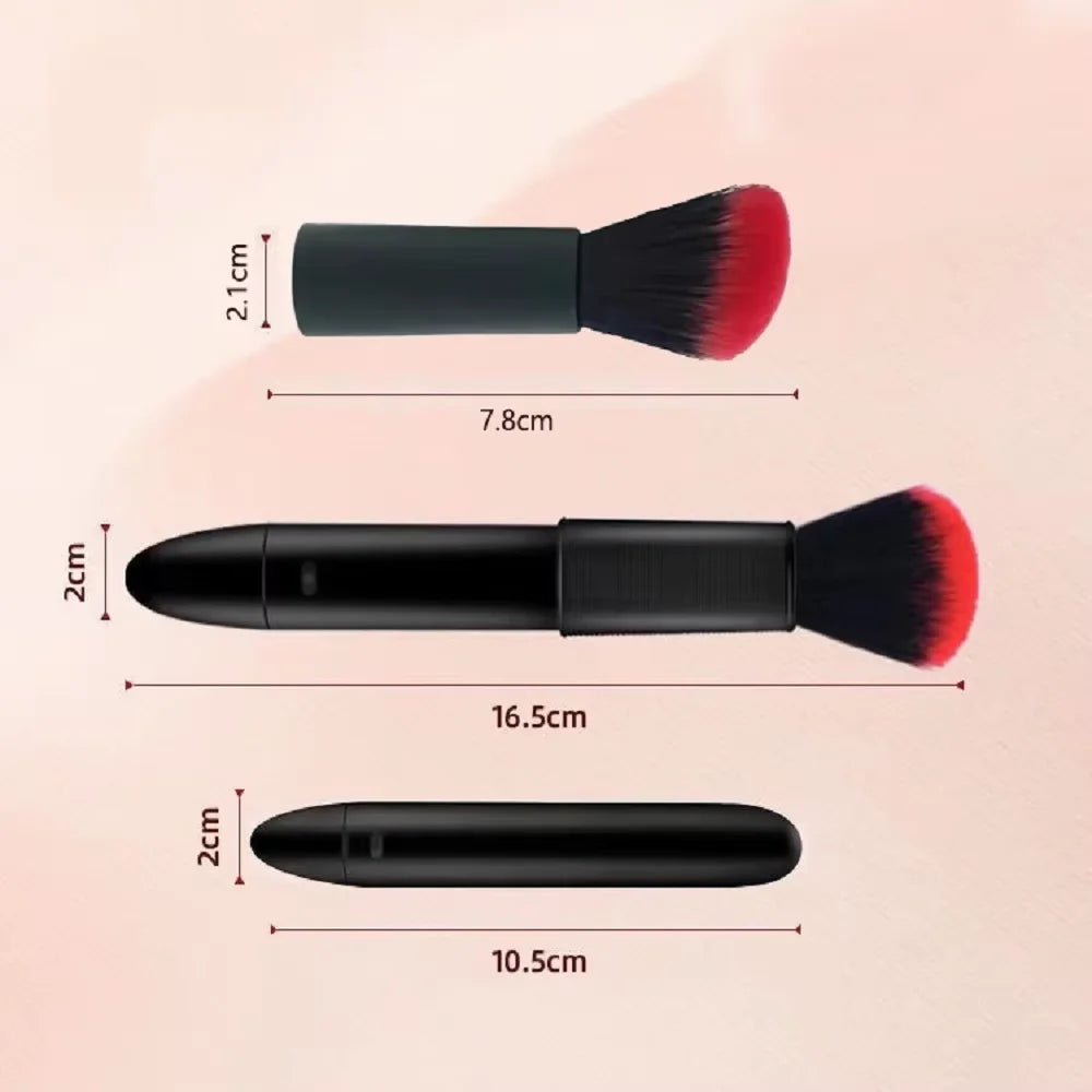Electric Loose Powder Brush Quick Makeup Brush Blush 10 Gears Vibration Rechargeable Multifunctional Makeup Brush Tools