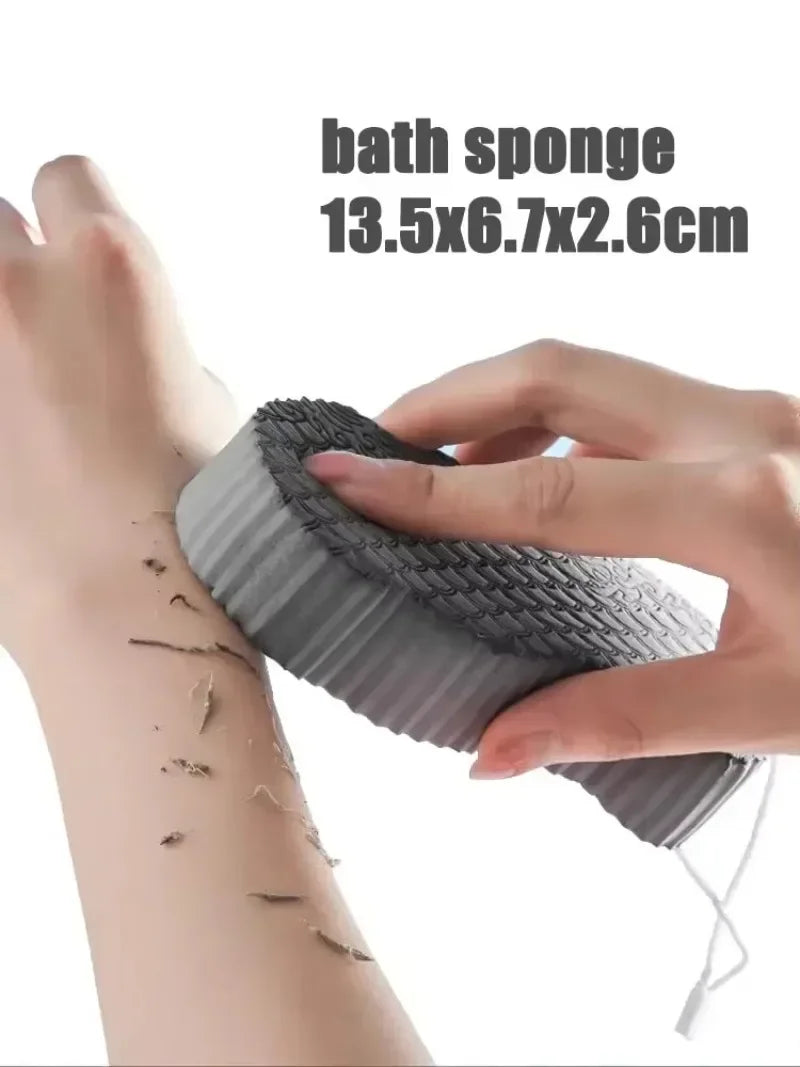 Body Shower Foot Scrubber Brush Wash The Body Cleanser Silicone Sponge Bath Massage Mat Back Brush Wall Mounted with Suction Cup