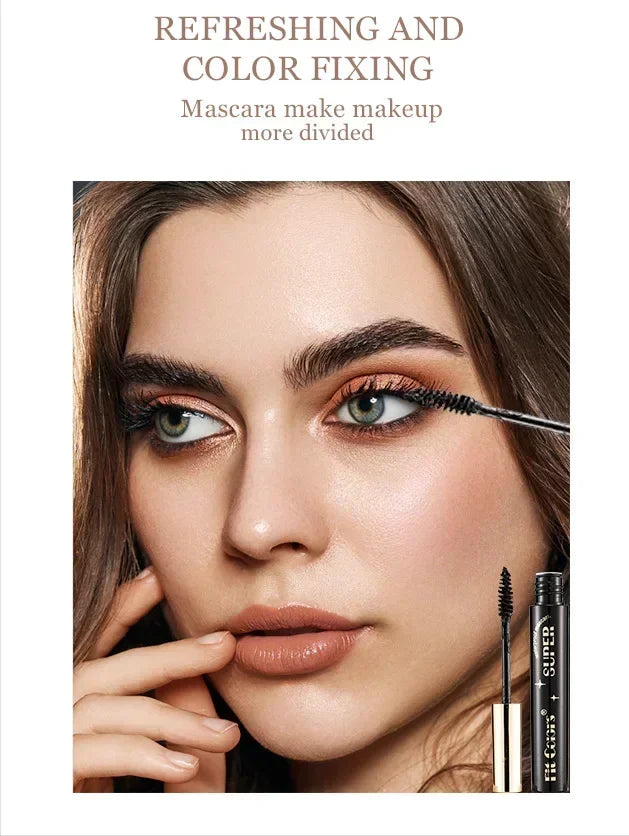 Color Mascara 14 Thick Curl Waterproof Non-smudding Natural Long Lasting Blue White Green Pink Black Eye Makeup