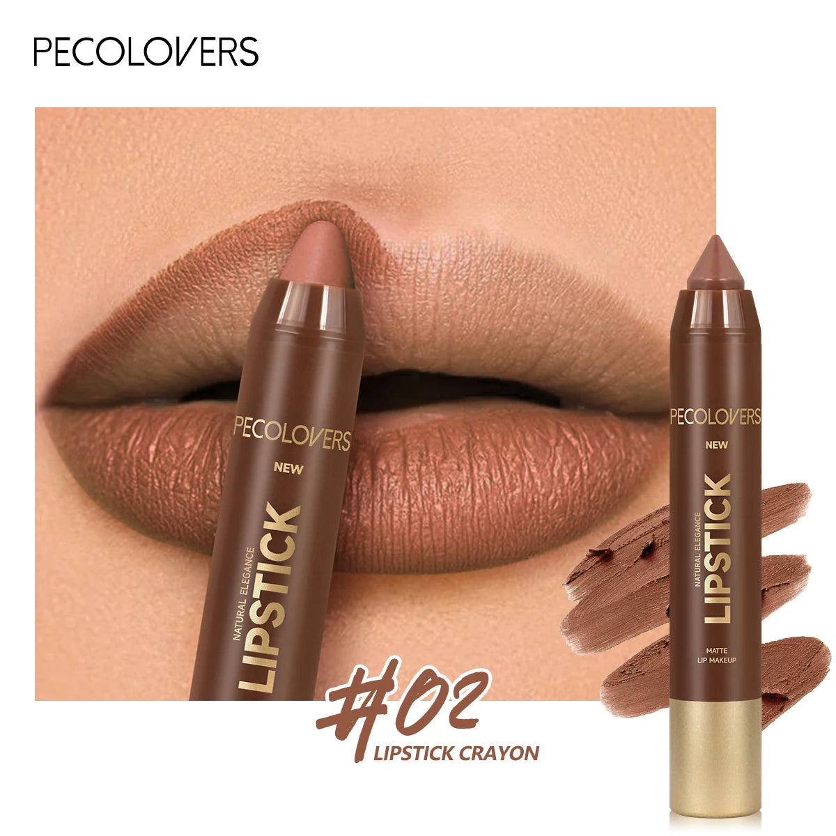 Fine Tip Lip Liner Pen – Soft Mist Matte Lip Crayon, Brown & Red Lipstick Pencil, Lip Contouring, Outline Tint Cosmetic