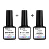 1pc/2pcs/3pcs 8Ml Functional Gel Nail Art Set with Base Coat and Diamond Top Coat,Matte Top ,Soak Off for Nail Art Design Tool
