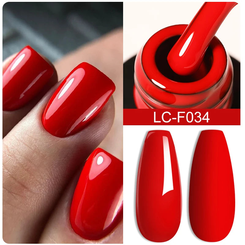 LILYCUTE Thermal Nail Gel Polish 3 Layers Temperature Shiny Color Changing Series Semi Permanent Soak Off UV Nail Gels Polish