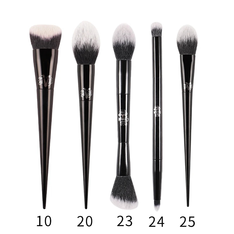 Kat Von D Makeup Brush Set & Kit Foundation Blush Highlight Concealer Powder Sculpting Eyeshadow Brush KVD Brand Makeup Brush